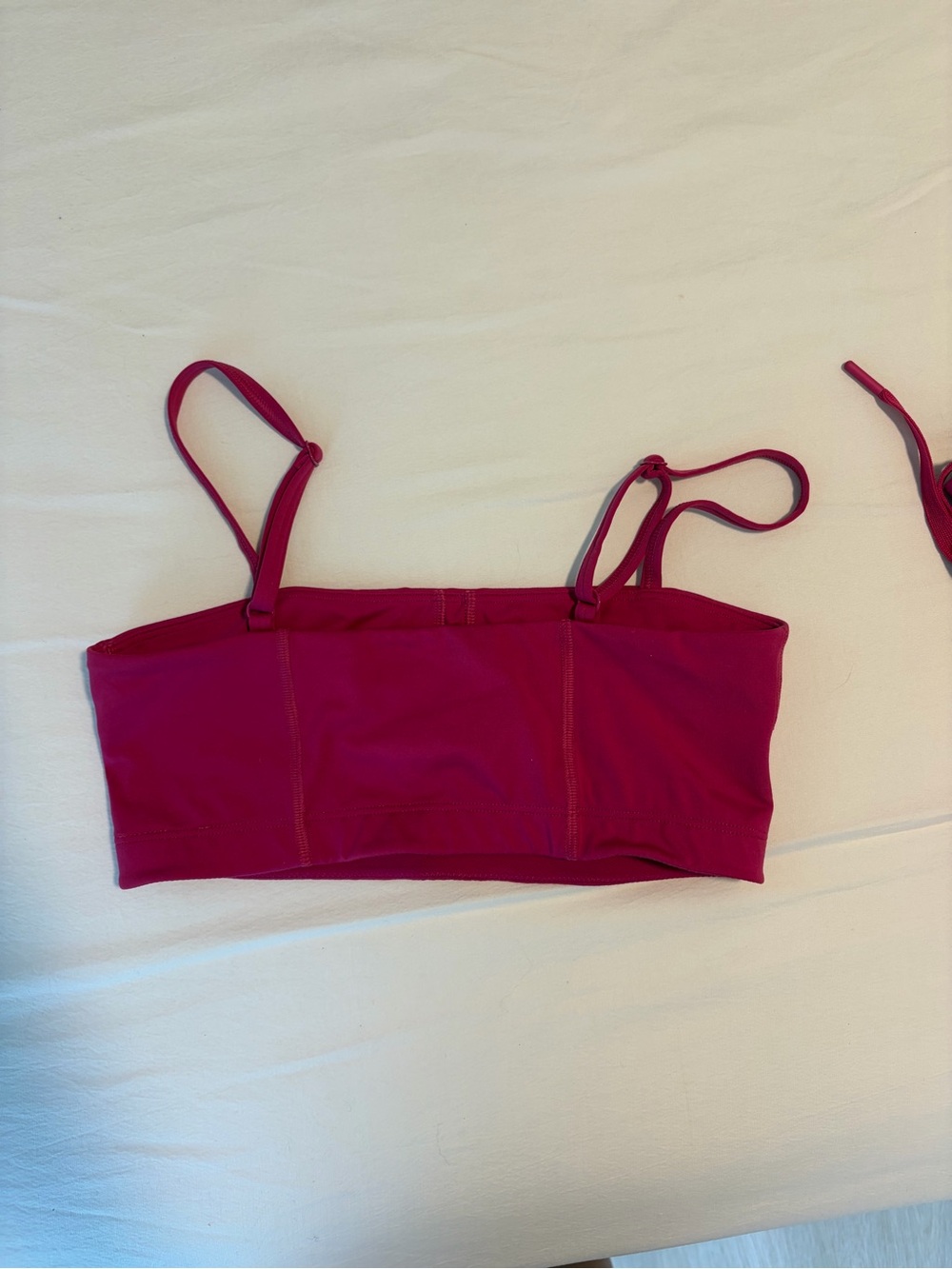 Gymshark Magenta Strappy Crop Top & Joggers Set - Picture 3 of 8